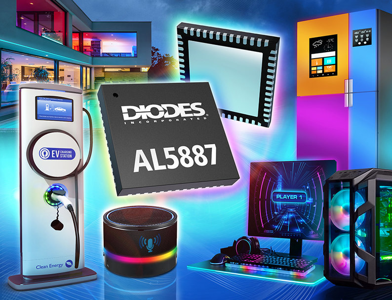 Diodes Incorporated Launches Dual Digital Interface LED Driver for RGB and Single-Color Lighting